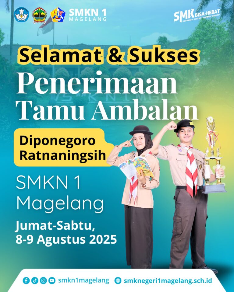 SMKN 1 Magelang Gelar Penerimaan Tamu Ambalan Diponegoro – Ratnaningsih