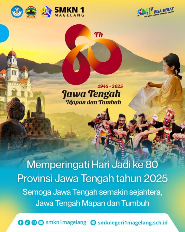 SMKN 1 Magelang Ikut Memeriahkan Hari Jadi ke-80 Provinsi Jawa Tengah