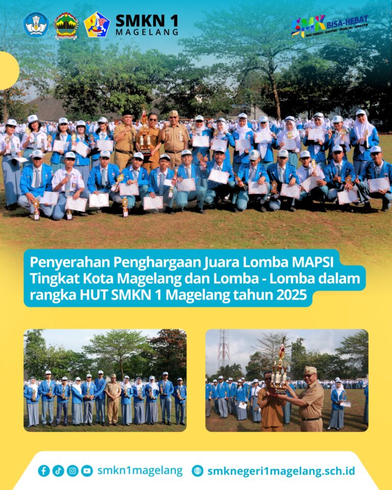 SMKN 1 Magelang Sabet Juara MAPSI dan Lomba HUT Sekolah 2025
