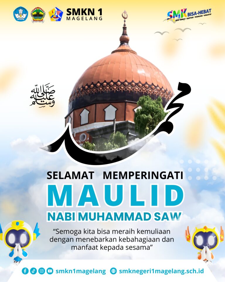 SMKN 1 Magelang Gelar Peringatan Maulid Nabi Muhammad SAW, Wujudkan Spirit Keteladanan dan Kebersamaan