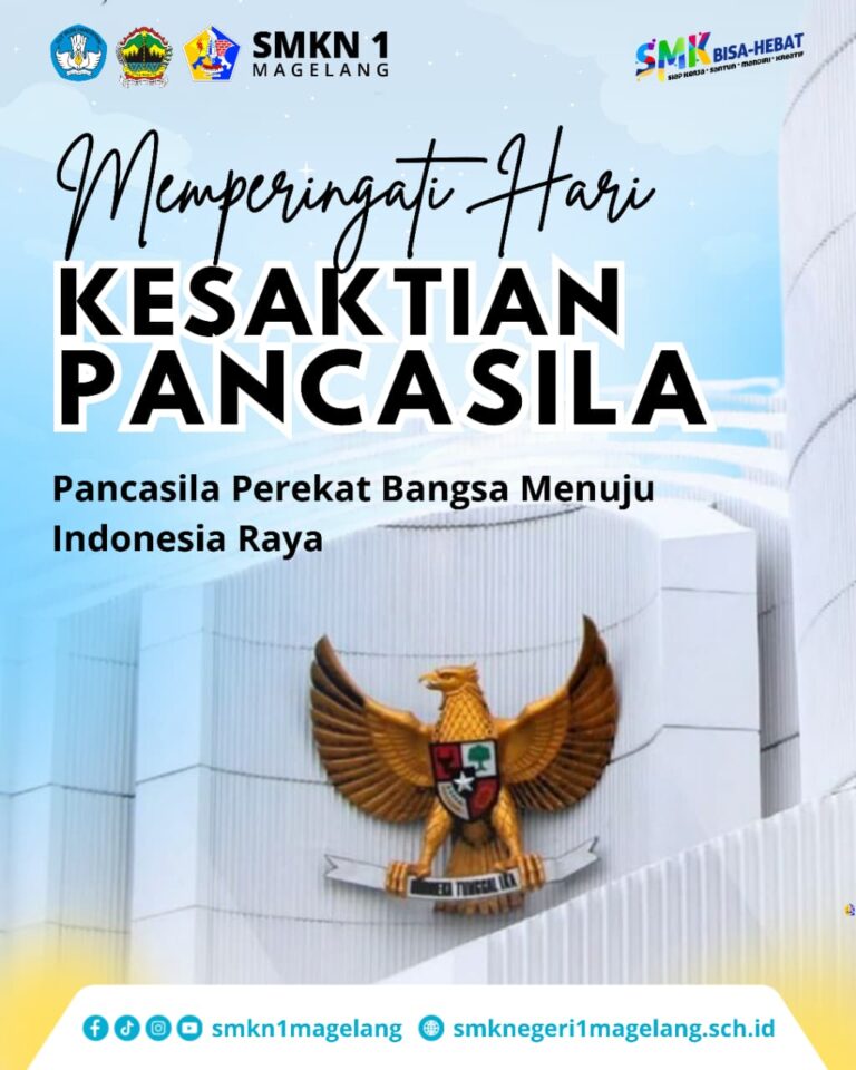 SMKN 1 Magelang Gelorakan Semangat Persatuan: Pancasila Perekat Bangsa Menuju Indonesia Raya!