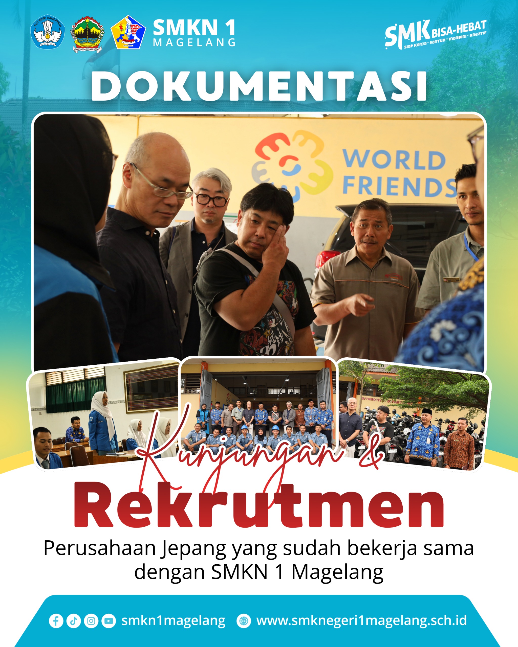 KUNJUNGAN & REKRUTMEN PERUSAHAAN JEPANG DI SMKN 1 MAGELANG
