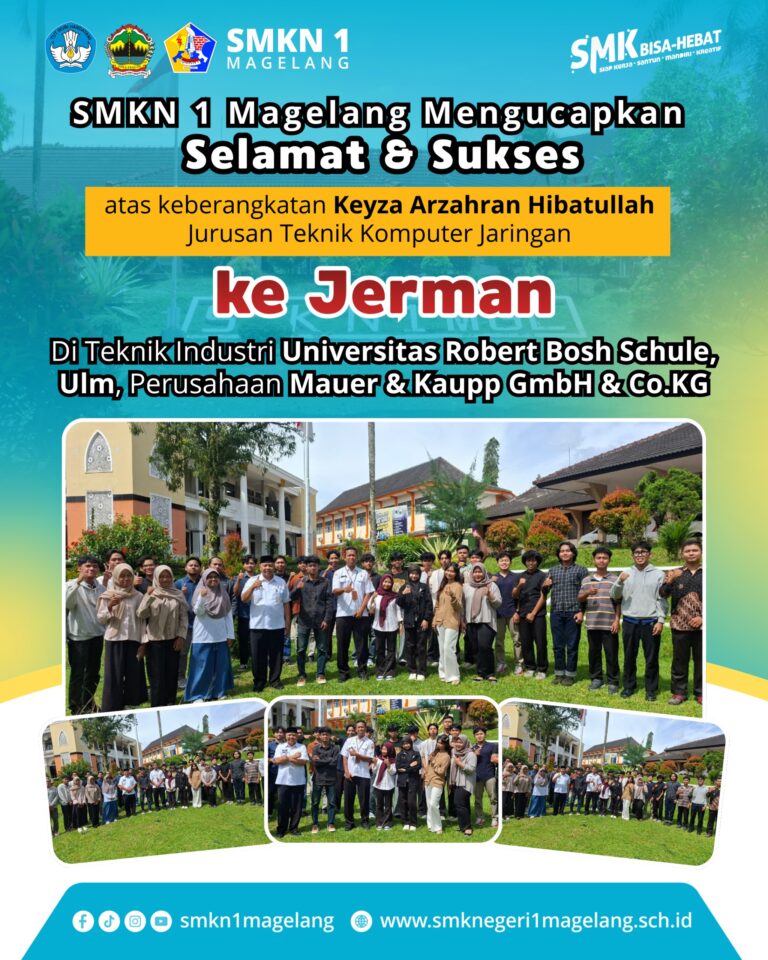 Menembus Eropa! Lulusan SMKN 1 Magelang Diberangkatkan ke Jerman untuk Pendidikan dan Dunia Industri