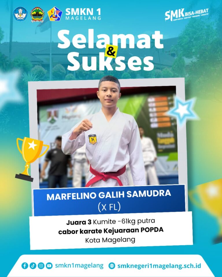 Marfelino Galih Samudra Ukir Prestasi Gemilang di POPDA Kota Magelang 2026