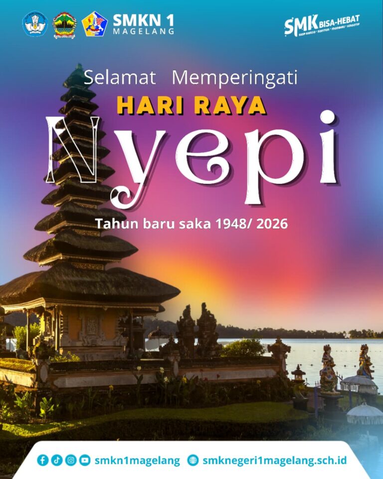 Semangat Baru di Tahun Baru Saka: SMKN 1 Magelang Rayakan Hari Raya Nyepi 1948/2026 dengan Penuh Makna