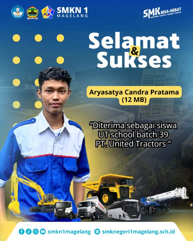 SMKN 1 Magelang Kembali Torehkan Prestasi Membanggakan di Dunia Industri